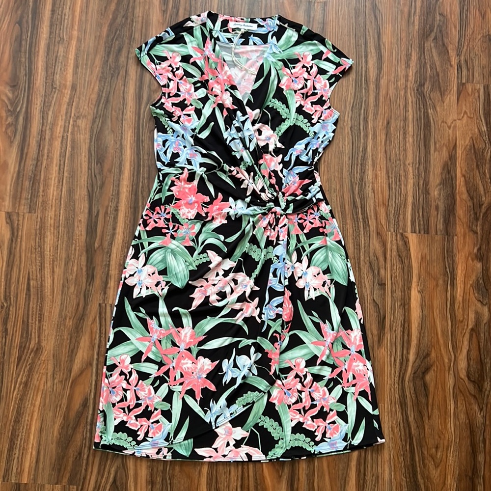 Tommy Bahama Clara Orchid Isle Faux Wrap Dress - Picture 4 of 12